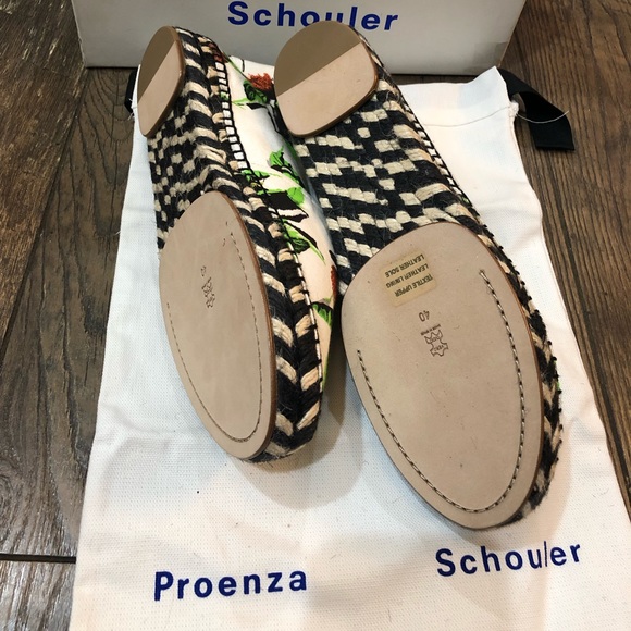Proenza Schouler Fabric Fleur Espadrilles New EU40 - Picture 2 of 5